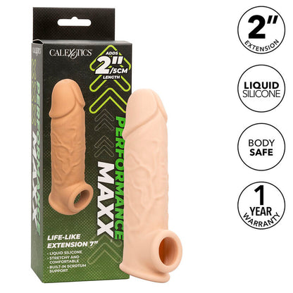 CALEXOTICS - PERFORMANCE MAXX LEBENSNAHE EXTENSION 7 HELLE HAUT - Sexotim