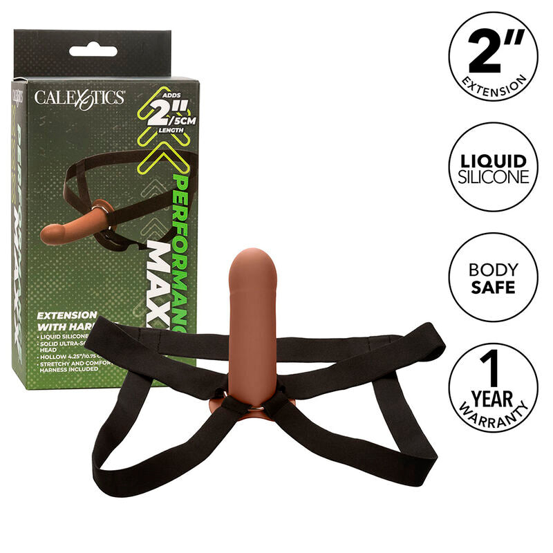 CALEXOTICS - PERFORMANCE MAXX EXTENSION MIT GURT, BRAUN - Sexotim