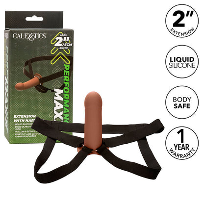 CALEXOTICS - PERFORMANCE MAXX EXTENSION MIT GURT, BRAUN - Sexotim