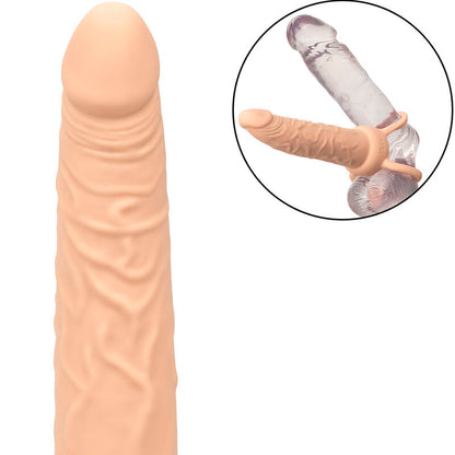 CALEXOTICS - PERFORMANCE MAXX WIEDERAUFLADBARER DUAL PENETRATOR, HELLE HAUT - Sexotim