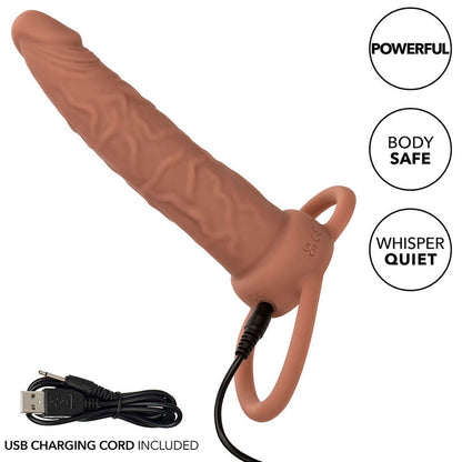 CALEXOTICS - PERFORMANCE MAXX WIEDERAUFLADBARER DUAL-PENETRATOR, BRAUN - Sexotim