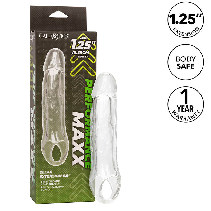 CALEXOTICS - PERFORMANCE MAXX CLEAR EXTENSION 5,5 TRANSPARENT - Sexotim