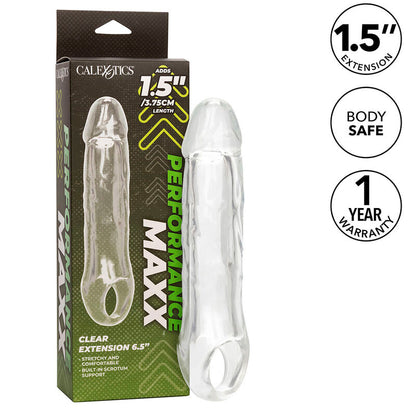 CALEXOTICS - PERFORMANCE MAXX CLEAR VERLNGERUNG 6,5 TRANSPARENT - Sexotim