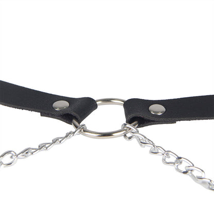 SUBBLIME - LEDERGÜRTEL HARNESS SCHWARZ EINE GRÖSSE - Sexotim