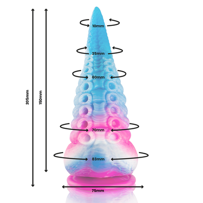 EPIC - PHORCYS BLAUER TENTAKEL-DILDO, GROSSE GRÖSSE - Sexotim