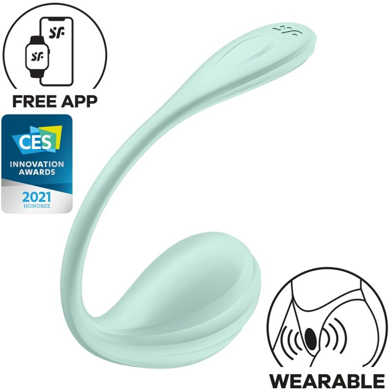 SATISFYER - SMOOTH PETAL G-POINT STIMULATOR WASSERGRÜN KOSTENLOSE APP - Sexotim