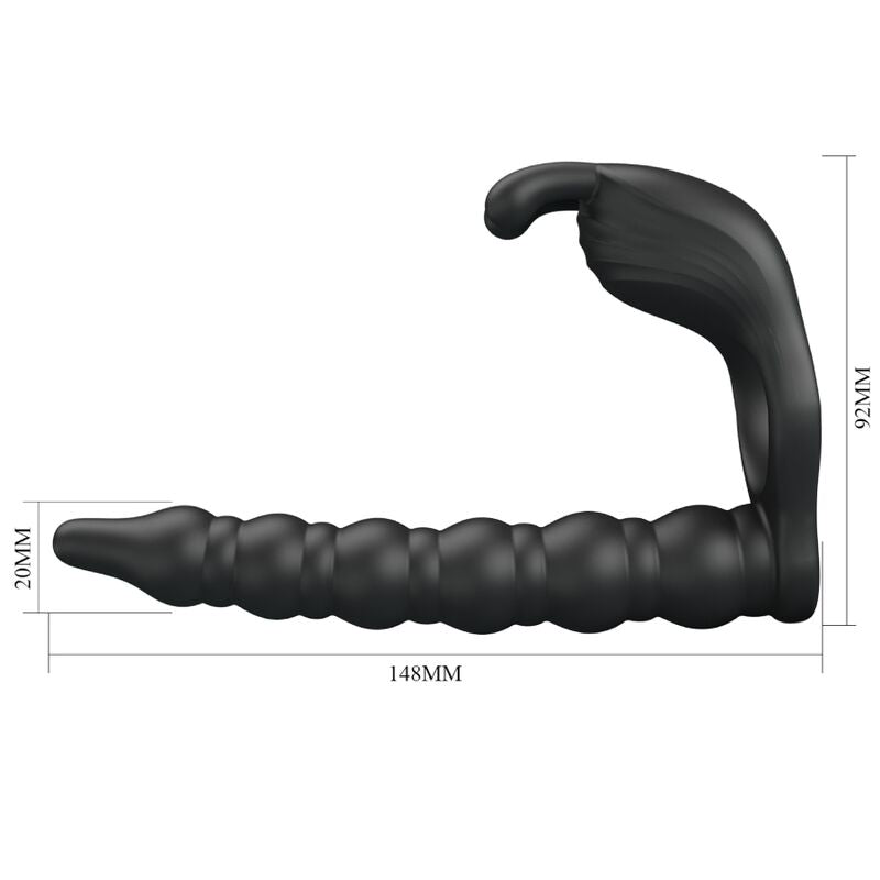 PRETTY LOVE - BLACKNEY PENISRINGE MIT VIBRATOR-PLUG - Sexotim