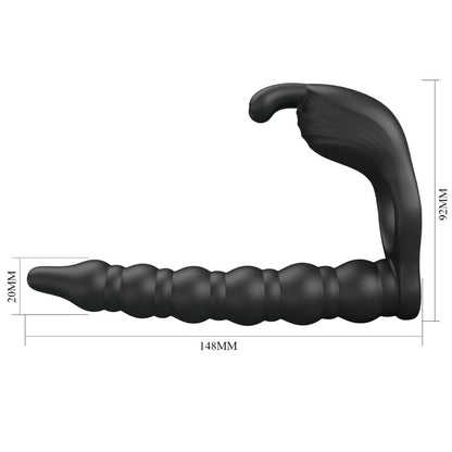 PRETTY LOVE - BLACKNEY PENISRINGE MIT VIBRATOR-PLUG - Sexotim