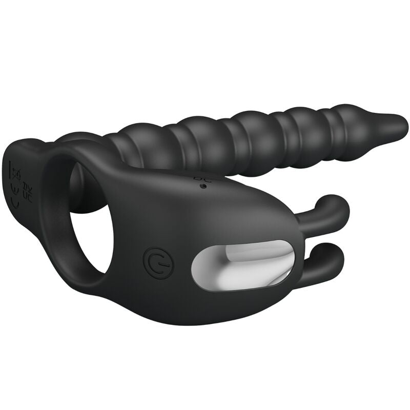PRETTY LOVE - BLACKNEY PENISRINGE MIT VIBRATOR-PLUG - Sexotim