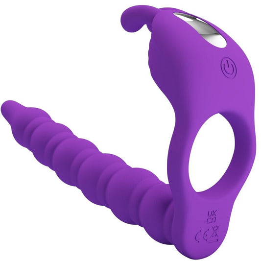 PRETTY LOVE - BLACKNEY PENISRINGE MIT VIBRATOR-PLUG - Sexotim