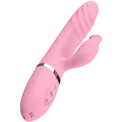 ARMONY - VIBRATOR & STOßUNG MIT ROSA WÄRMEEFFEKT-ZUNGE - Sexotim