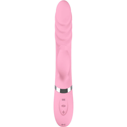 ARMONY - VIBRATOR & STOßUNG MIT ROSA WÄRMEEFFEKT-ZUNGE - Sexotim