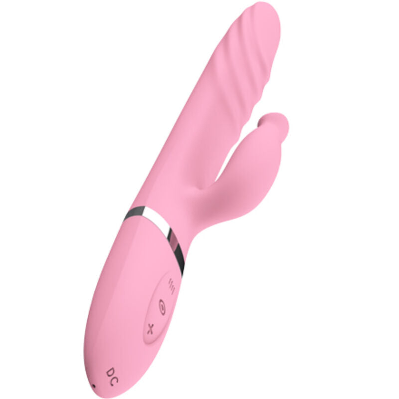 ARMONY - VIBRATOR & STOßUNG MIT ROSA WÄRMEEFFEKT-ZUNGE - Sexotim