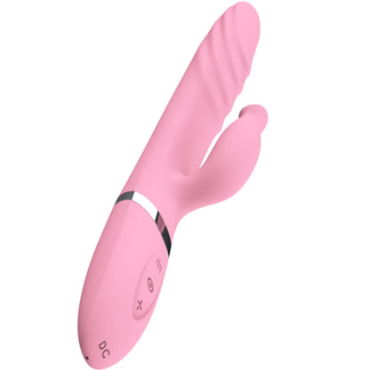 ARMONY - VIBRATOR & STOßUNG MIT ROSA WÄRMEEFFEKT-ZUNGE - Sexotim