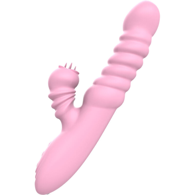 ARMONY - MULTIFUNKTIONSVIBRATOR MIT STIMULIERENDER ZUNGE, WÄRMEEFFEKT, ROSA - Sexotim