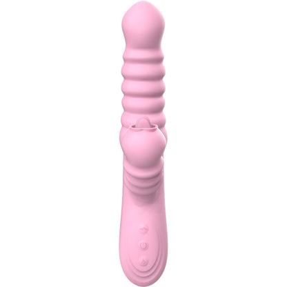 ARMONY - MULTIFUNKTIONSVIBRATOR MIT STIMULIERENDER ZUNGE, WÄRMEEFFEKT, ROSA - Sexotim