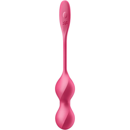 SATISFYER - LOVE BIRDS 2 VIBRIERENDE KEGEL-KUGELN ROT + KOSTENLOSE APP - Sexotim