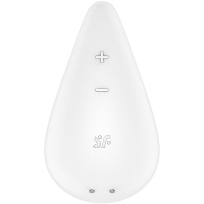SATISFYER - DEW DROP VIBRATOR AUFLEGEN BLAU / WEISS - Sexotim