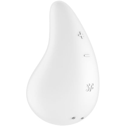 SATISFYER - DEW DROP VIBRATOR AUFLEGEN BLAU / WEISS - Sexotim