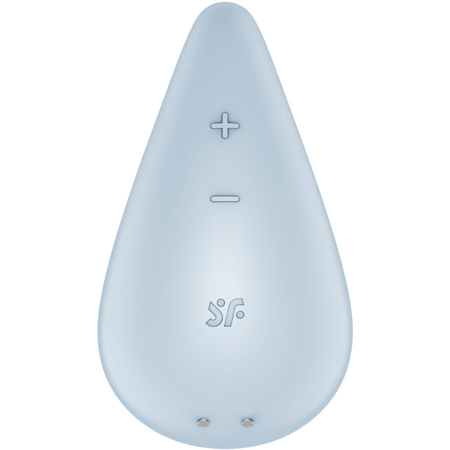 SATISFYER - DEW DROP VIBRATOR AUFLEGEN BLAU / WEISS - Sexotim