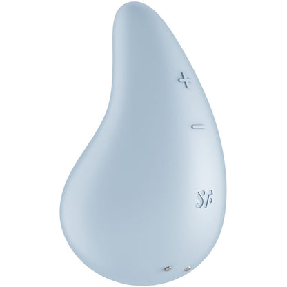SATISFYER - DEW DROP VIBRATOR AUFLEGEN BLAU / WEISS - Sexotim