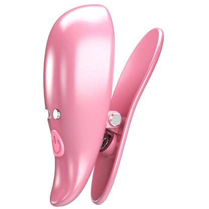 PRETTY LOVE - LEAF VIBRIERENDE NIPPELKLEMMEN ROSA - Sexotim