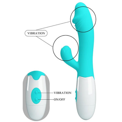 PRETTY LOVE - SNAPPY G-SPOT VIBRATOR AQUAGRÜN - Sexotim