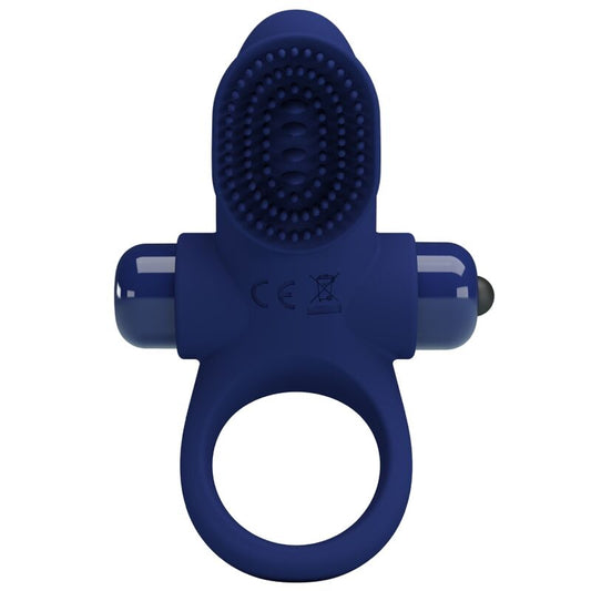 PRETTY LOVE - PALLE RING MIT VIBRATION BLAU - Sexotim