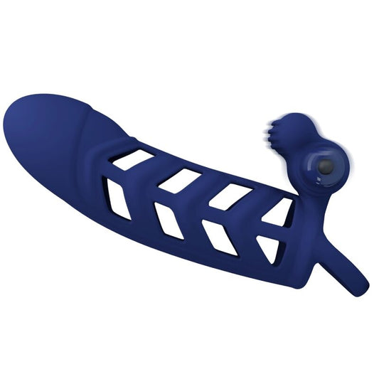 PRETTY LOVE - ALTAF VIBRATORRING MIT SILIKONHÜLLE BLAU - Sexotim