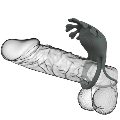 PRETTY LOVE - RUBEN DOPPELVIBRATIONSRING MIT STIMULATOR GRAU - Sexotim