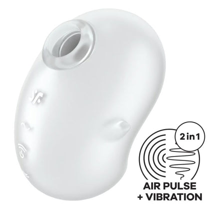SATISFYER - CUTIE GHOST AUFLEGEVIBRATOR WEISS - Sexotim