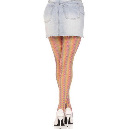 LEG AVENUE - MEHRFARBIGE HÄKELSTRÜMPFE - Sexotim