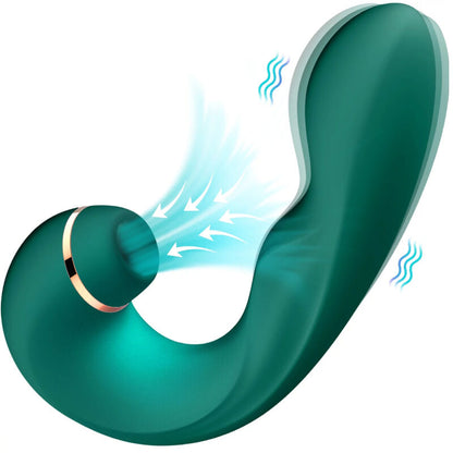 ARMONY - GRÜNER FLEXIBLER VIBRATOR & SAUGER - Sexotim