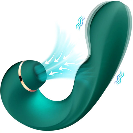 ARMONY - GRÜNER FLEXIBLER VIBRATOR & SAUGER - Sexotim