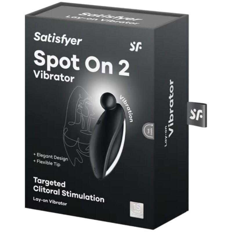 SATISFYER - SPOT ON 2 AUFLEGEVIBRATOR SCHWARZ - Sexotim