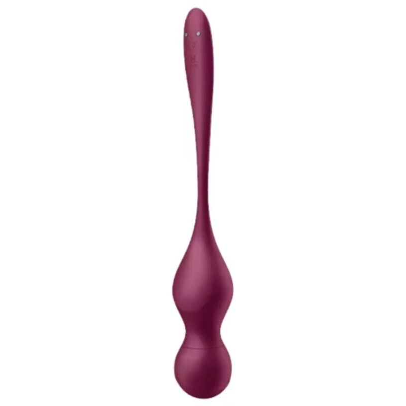 SATISFYER - LOVE BIRDS VARY VIBRIERENDE KUGELN MIT KOSTENLOSE APP WEINROT - Sexotim