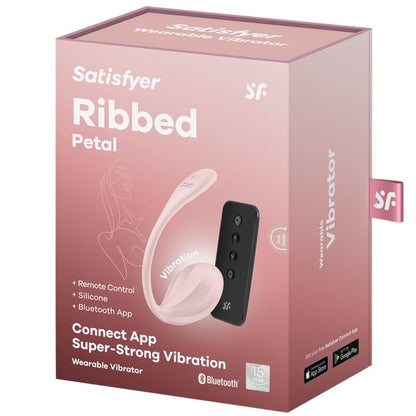 SATISFYER - RIBBED PETAL G POINT FERNBEDIENUNG STIMULATOR ROSE KOSTENLOSE APP - Sexotim