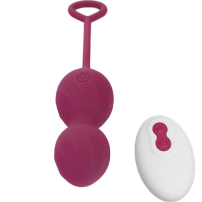 ARMONY - BLOSSOMS VAGINAL HANTEL MIT FERNBEDIENUNG 10 VIBRATIONEN DUNKELROT - Sexotim