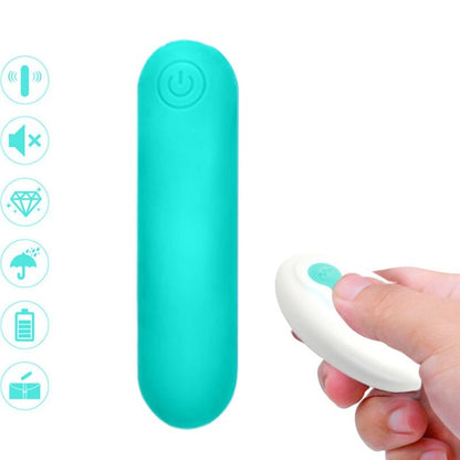 ARMONY - SPLASH JOLINE VIBRATOR BULLET SILIKON FERNBEDIENUNG 10 VIBRATIONEN 65 X 15 CM GRÜN - Sexotim
