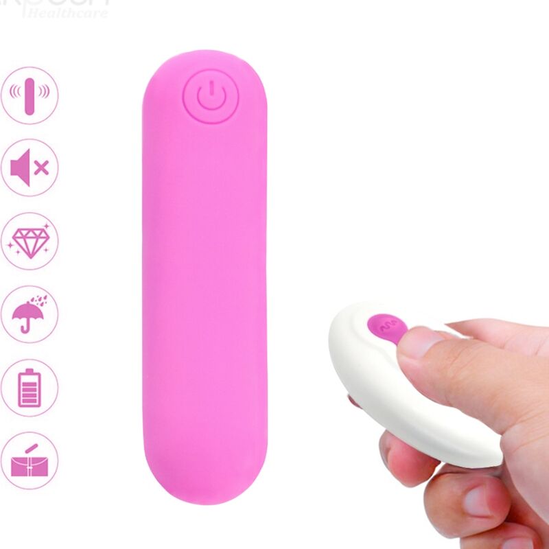 ARMONY - SPLASH JOLINE VIBRATOR BULLET SILIKON FERNBEDIENUNG 10 VIBRATIONEN 65 X 15 CM ROSA - Sexotim