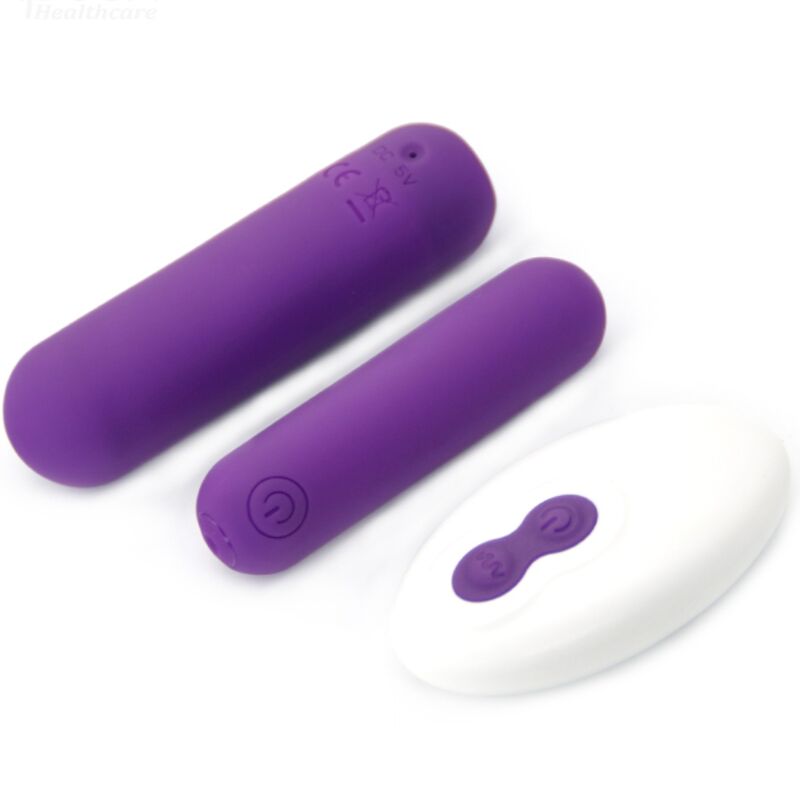 ARMONY - SPLASH JOLINE VIBRATOR BULLET SILIKON MIT FERNBEDIENUNG, 10 VIBRATIONEN 6.5 X 1.5 CM LILA - Sexotim