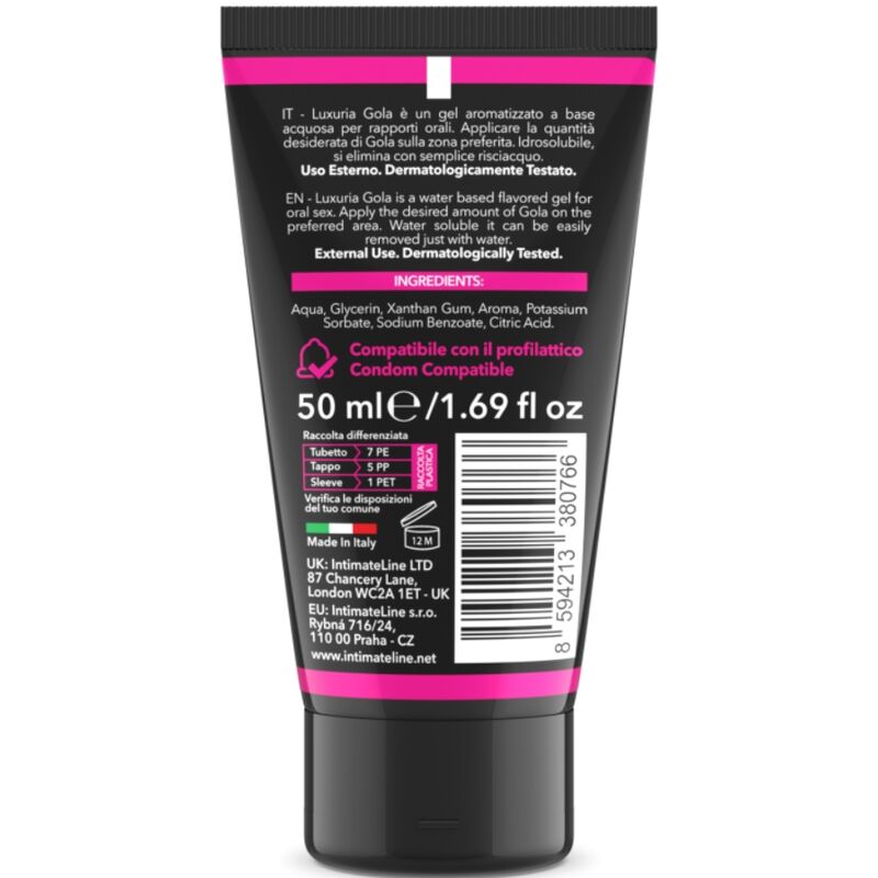 INTIMATELINE LUXURIA - ORAL SEX GEL KIRSCHGESCHMACK 50 ML - Sexotim