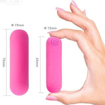 ARMONY - SPLASH HAHA VIBRATOR BULLET SILIKON 10 VIBRATIONEN 75 X 19 CM ROSA - Sexotim