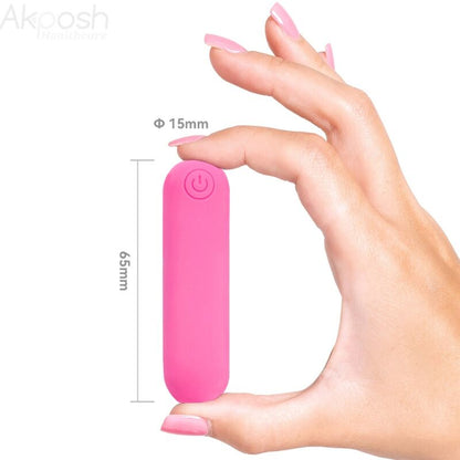 ARMONY - SPLASH JOLINE VIBRATOR BULLET SILIKON FERNBEDIENUNG 10 VIBRATIONEN 65 X 15 CM ROSA - Sexotim