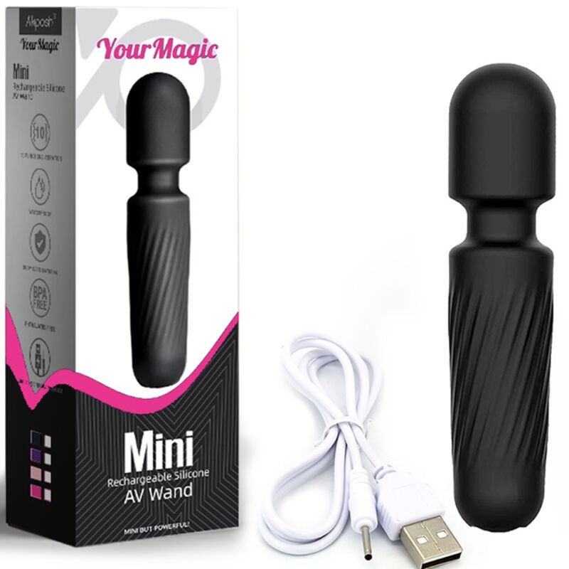 ARMONY - YOUR MAGIC MASSAGER & VIBRATOR WIEDERAUFLADBAR 10 VIBRATIONEN SCHWARZ - Sexotim