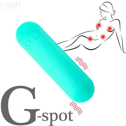 ARMONY - SPLASH HAHA VIBRATOR BULLET SILIKON 10 VIBRATIONEN 75 X 19 CM GRÜN - Sexotim