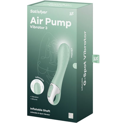 SATISFYER - AIR PUMP VIBRATOR 3 AUFBLASBARER G-PUNKT MINT - Sexotim