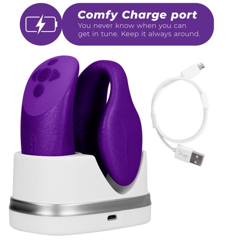 WE-VIBE - CHORUS VIBRATOR FÜR PAARE MIT LILA SQUEEZE-STEUERUNG - Sexotim