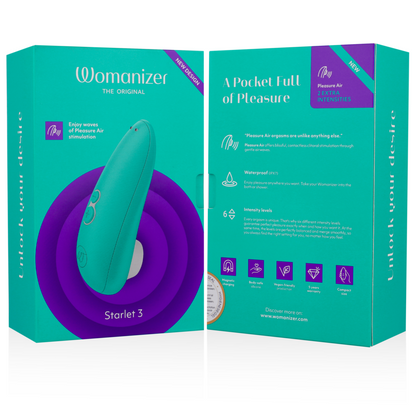 WOMANIZER - STARLET 3 KLITORALSTIMULATOR TÜRKIS - Sexotim