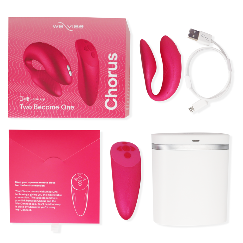 WE-VIBE - CHORUS VIBRATOR FÜR PAARE MIT SQUEEZE CONTROL ROSA - Sexotim